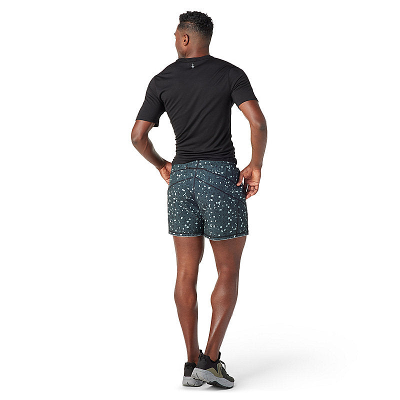 Smartwool - Mens Merino Sport Lined Short - Black Composite Print