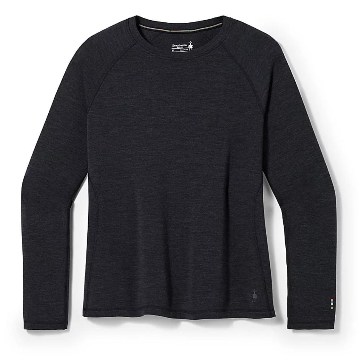 Smartwool - Classic Thermal Merino Base Layer Crew - Women's Plus - Charcoal Heather