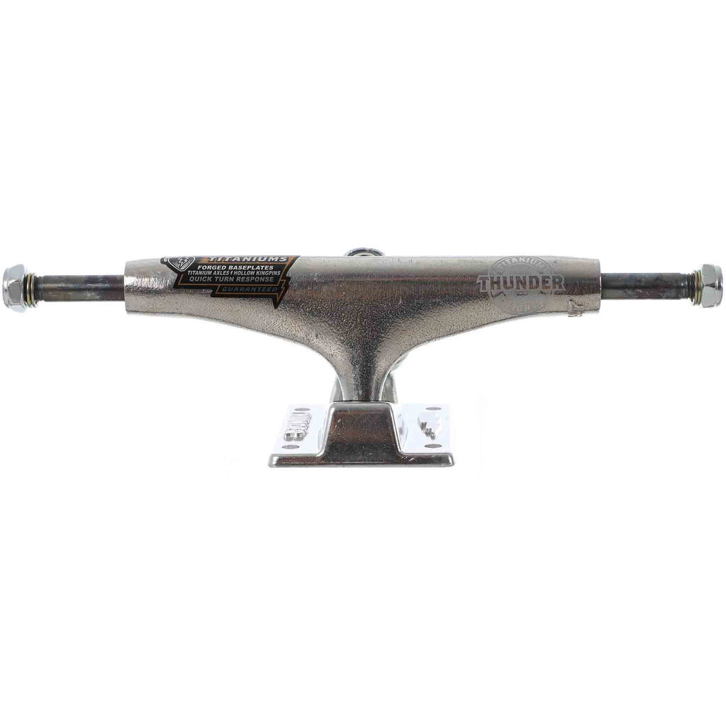 Thunder Titanium Lights Polished Skateboard Trucks 147