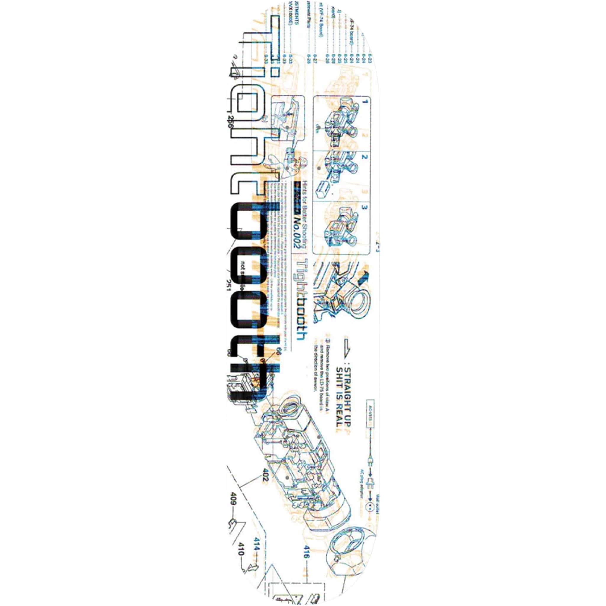 Tightbooth Analyze 1 Skateboard Deck 8.25"