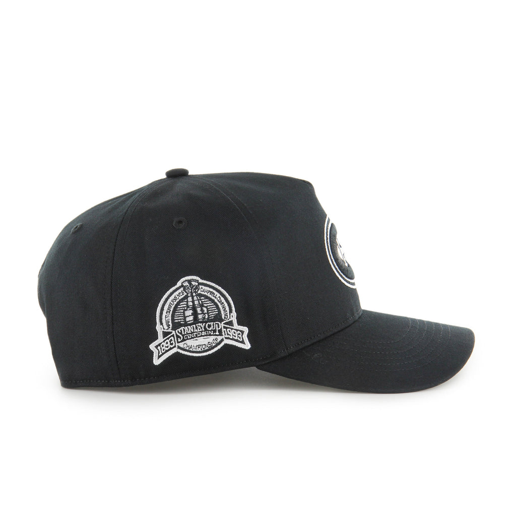 Montreal Canadiens NHL 47 Brand Men's Black/White Sure Shot Hitch Snapback