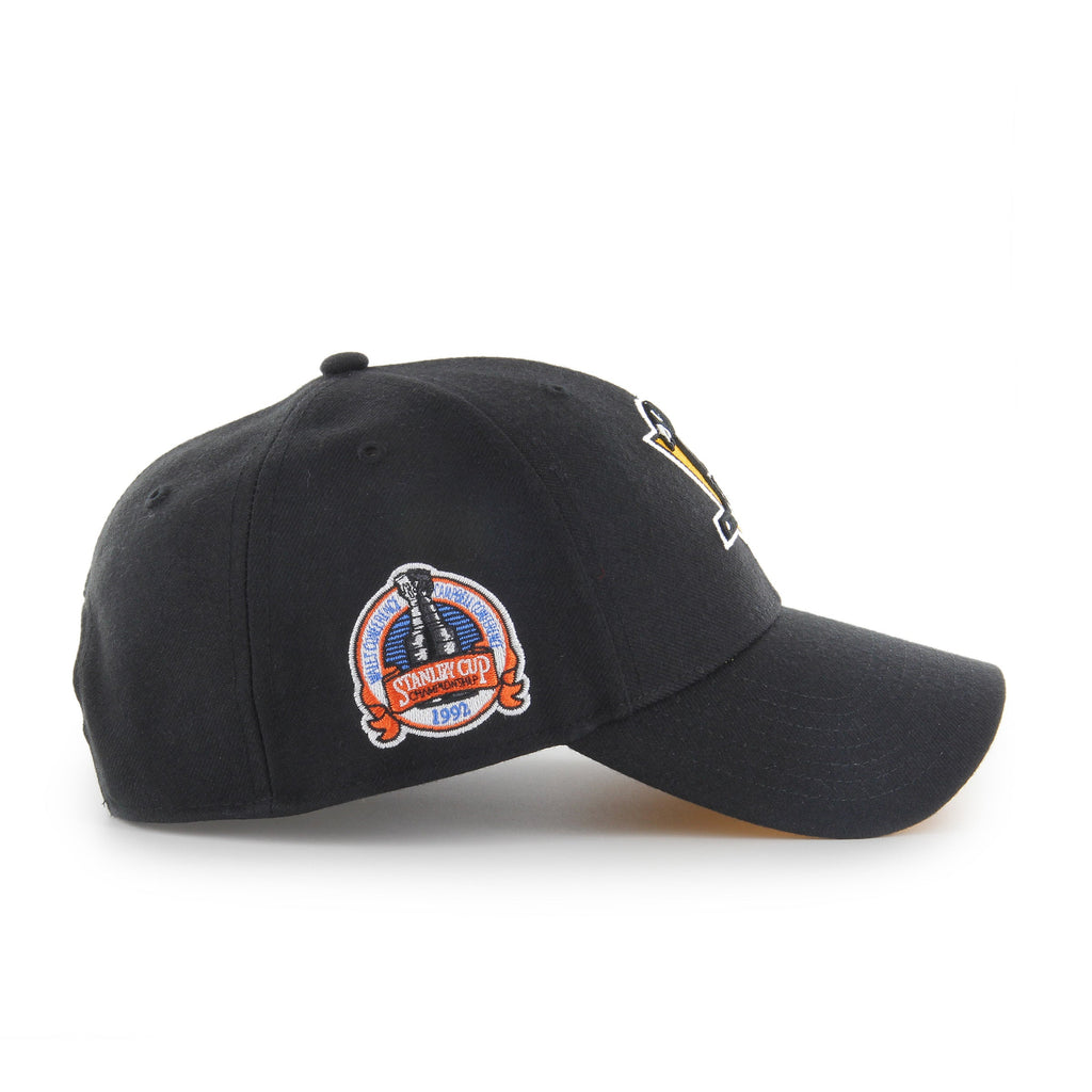 Pittsburgh Penguins NHL 47 Brand Men's Black 1992 Stanley Cup Championship MVP Sure Shot Snapback