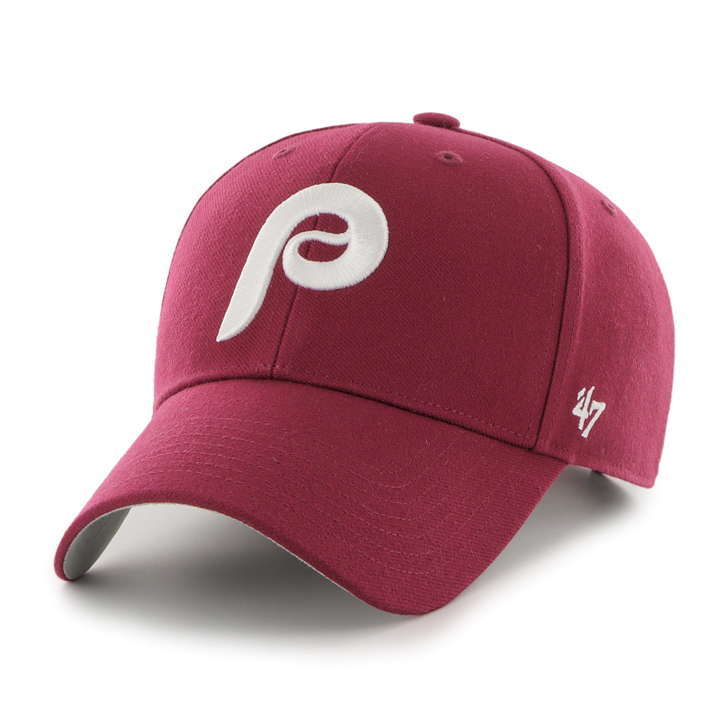 Philadelphia Phillies MLB 47 Brand Men's Burgundy 1980 World Series MVP Sure Shot Snapback