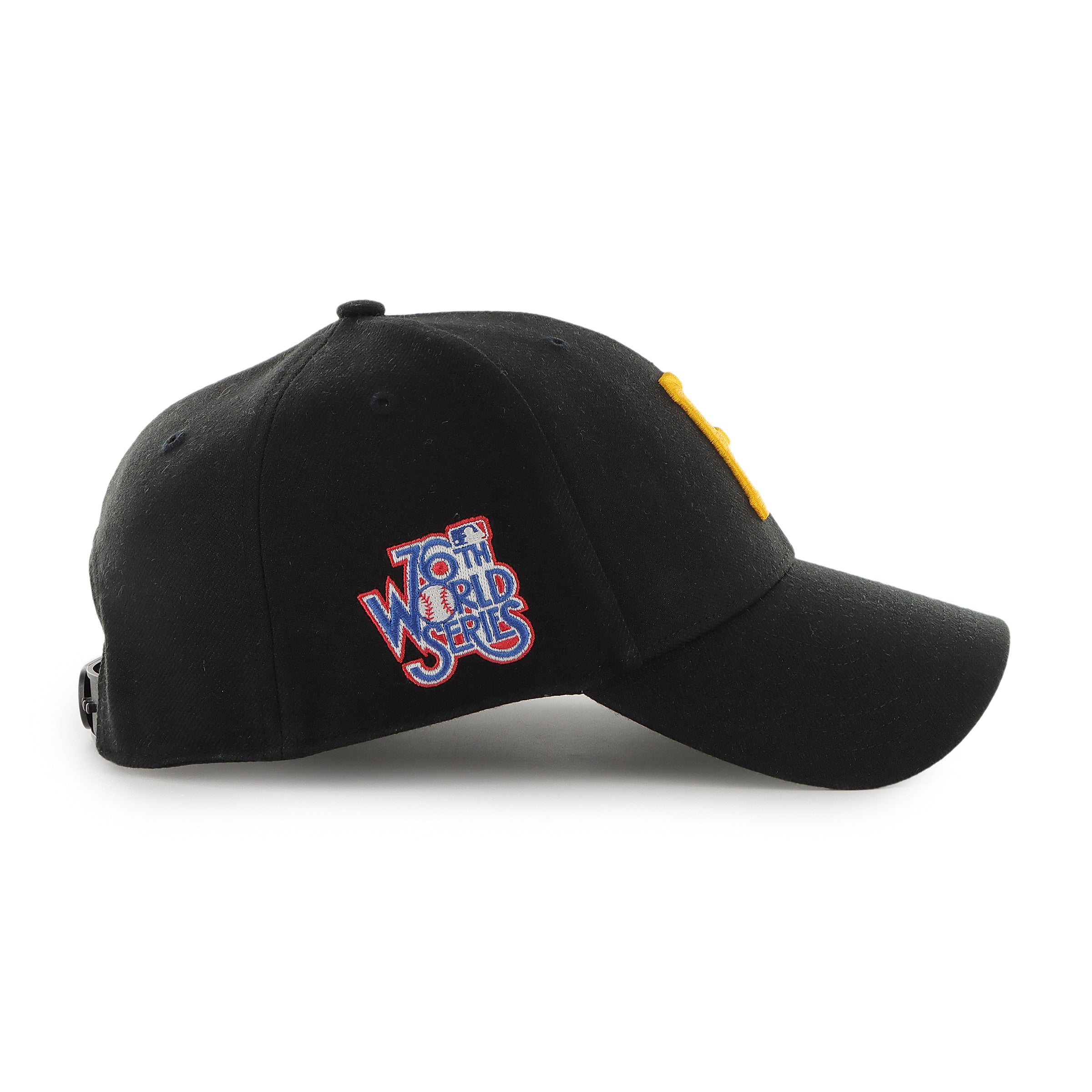 Pittsburgh Pirates MLB 47 Brand Men's Black 76th World Series MVP Sure Shot Snapback