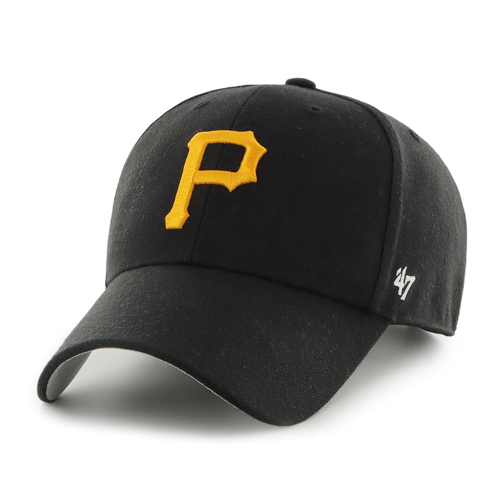 Pittsburgh Pirates MLB 47 Brand Men's Black 76th World Series MVP Sure Shot Snapback
