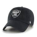 Las Vegas Raiders NFL 47 Brand Men's Black Clean up Adjustable Hat