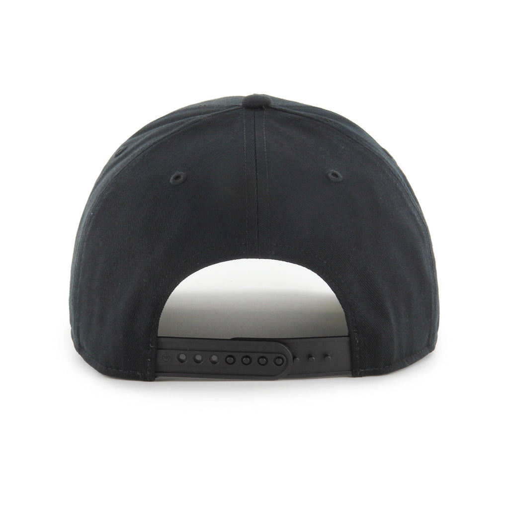 Edmonton Oilers NHL 47 Brand Men's Black & White Sure Shot Hitch Adjustable Hat