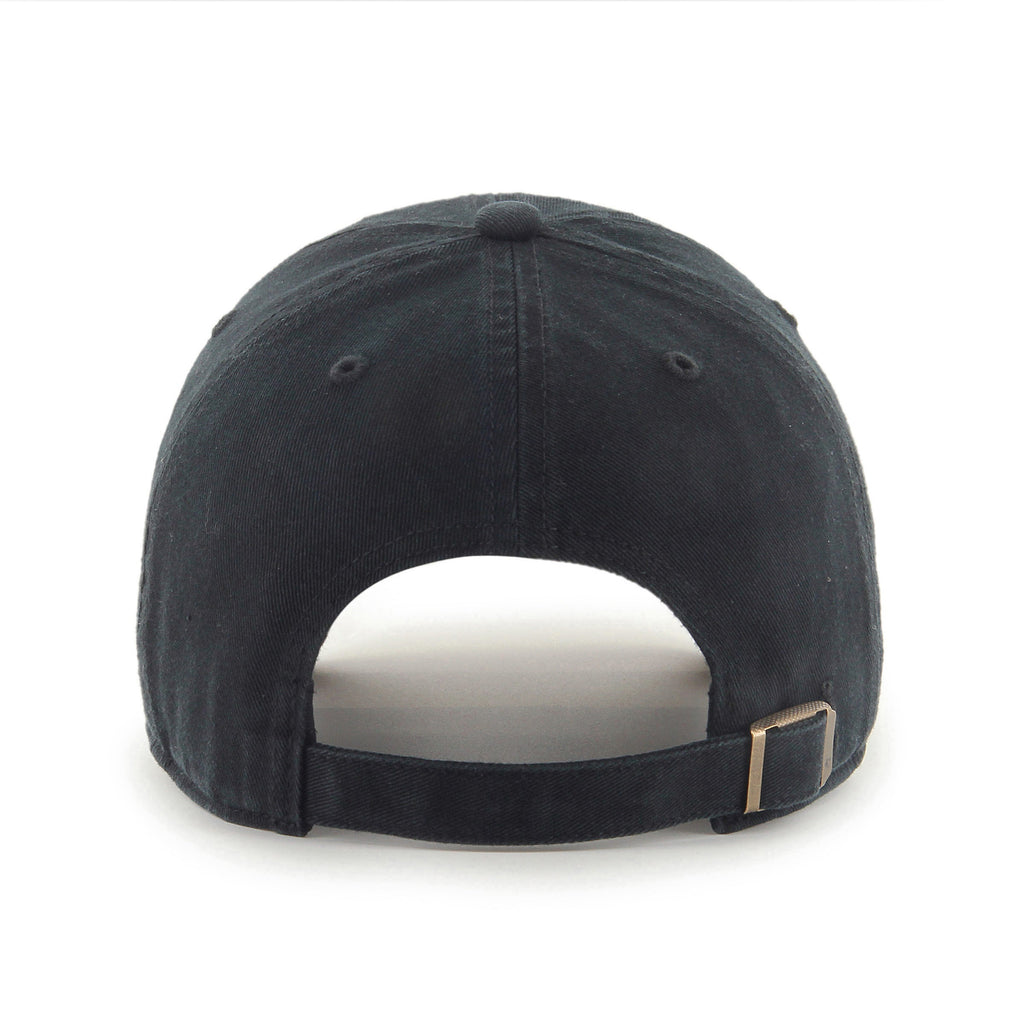 Vancouver Canucks NHL 47 Brand Men's Black Flying Skate Logo Clean Up Adjustable Hat