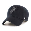 San Antonio Spurs NBA 47 Brand Men's Black Clean Up Adjustable Hat