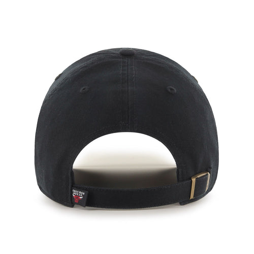 Chicago Bulls NBA 47 Brand Men's Black Clean Up Adjustable Hat