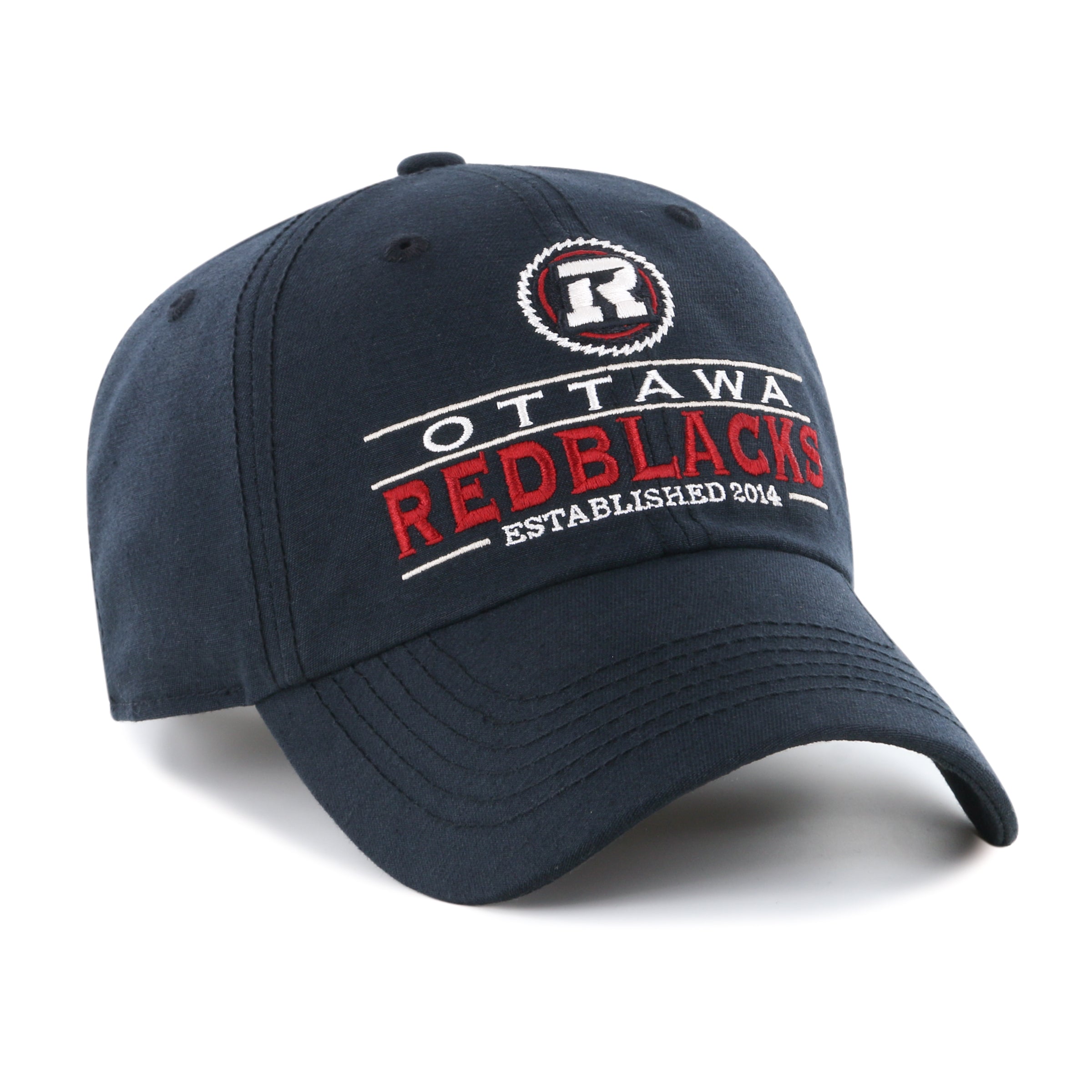 Ottawa Redblacks CFL 47 Brand Men's Navy Vernon Clean up Adjustable Hat