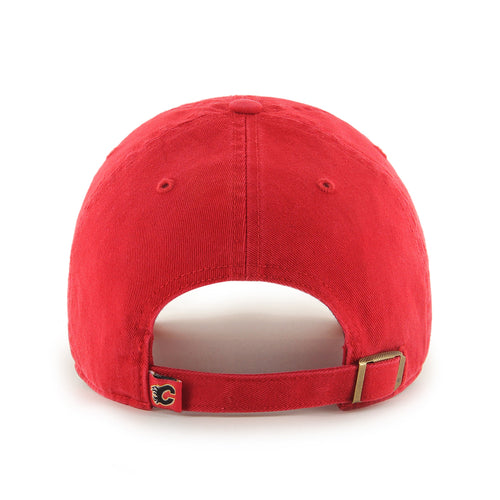 Calgary Flames NHL 47 Brand Men's Red Clean Up Adjustable Hat
