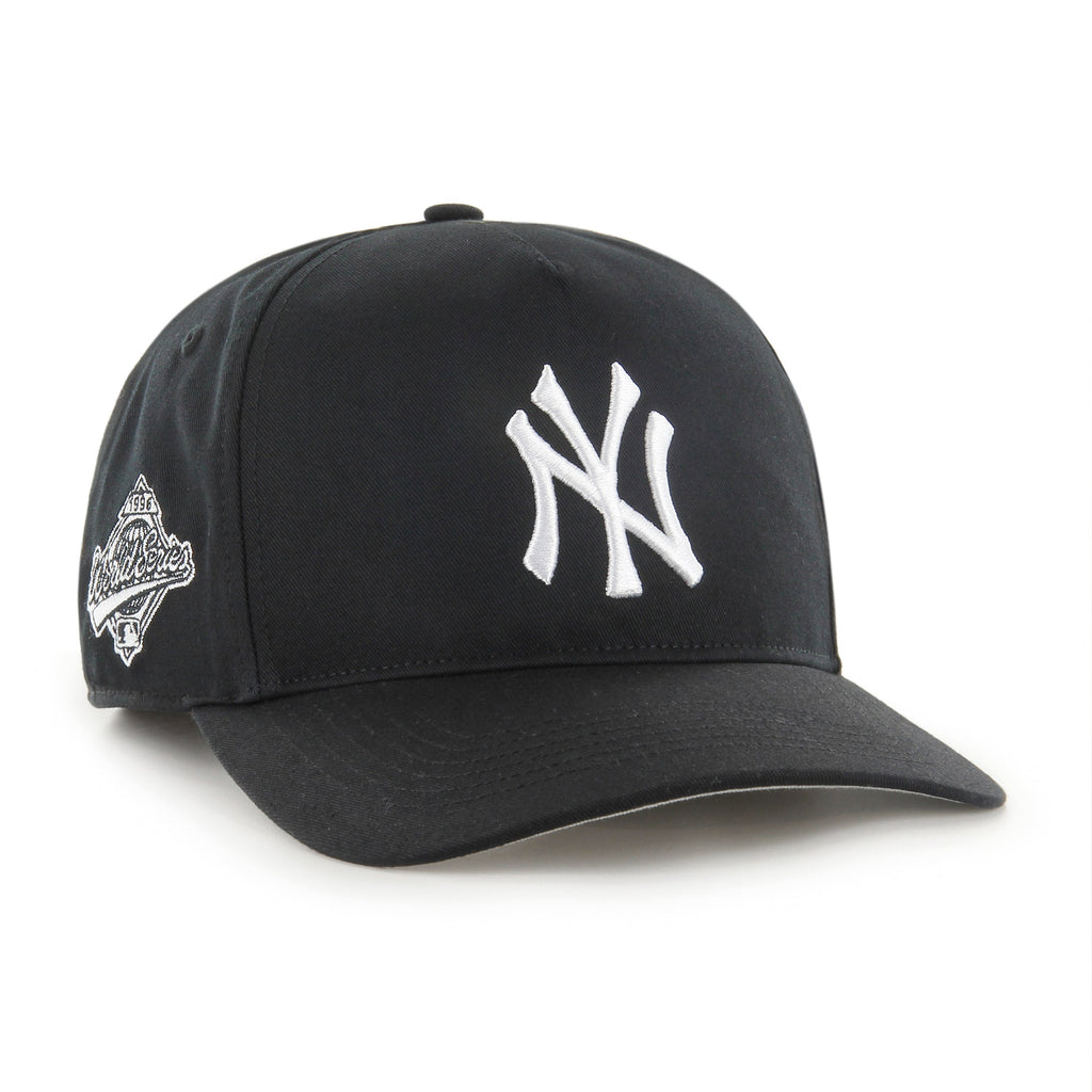 New York Yankees MLB 47 Brand Men's Black & White Sure Shot Hitch Adjustable Hat