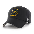 Boston Bruins NHL 47 Brand Men's Black 1933 B Logo MVP Adjustable Hat