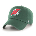 New Jersey Devils NHL 47 Brand Men's Green Vintage Clean Up Adjustable Hat