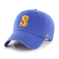 Seattle Mariners MLB 47 Brand Men's Royal Cooperstown Vintage Clean Up Adjustable Hat