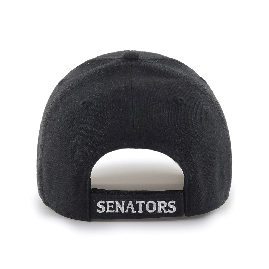 Ottawa Senators NHL 47 Brand Men's Black/White MVP Adjustable Hat