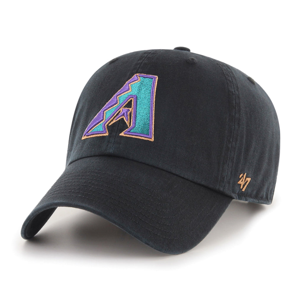 Arizona Diamondbacks MLB 47 Brand Men's Black Vintage Clean Up Adjustable Hat