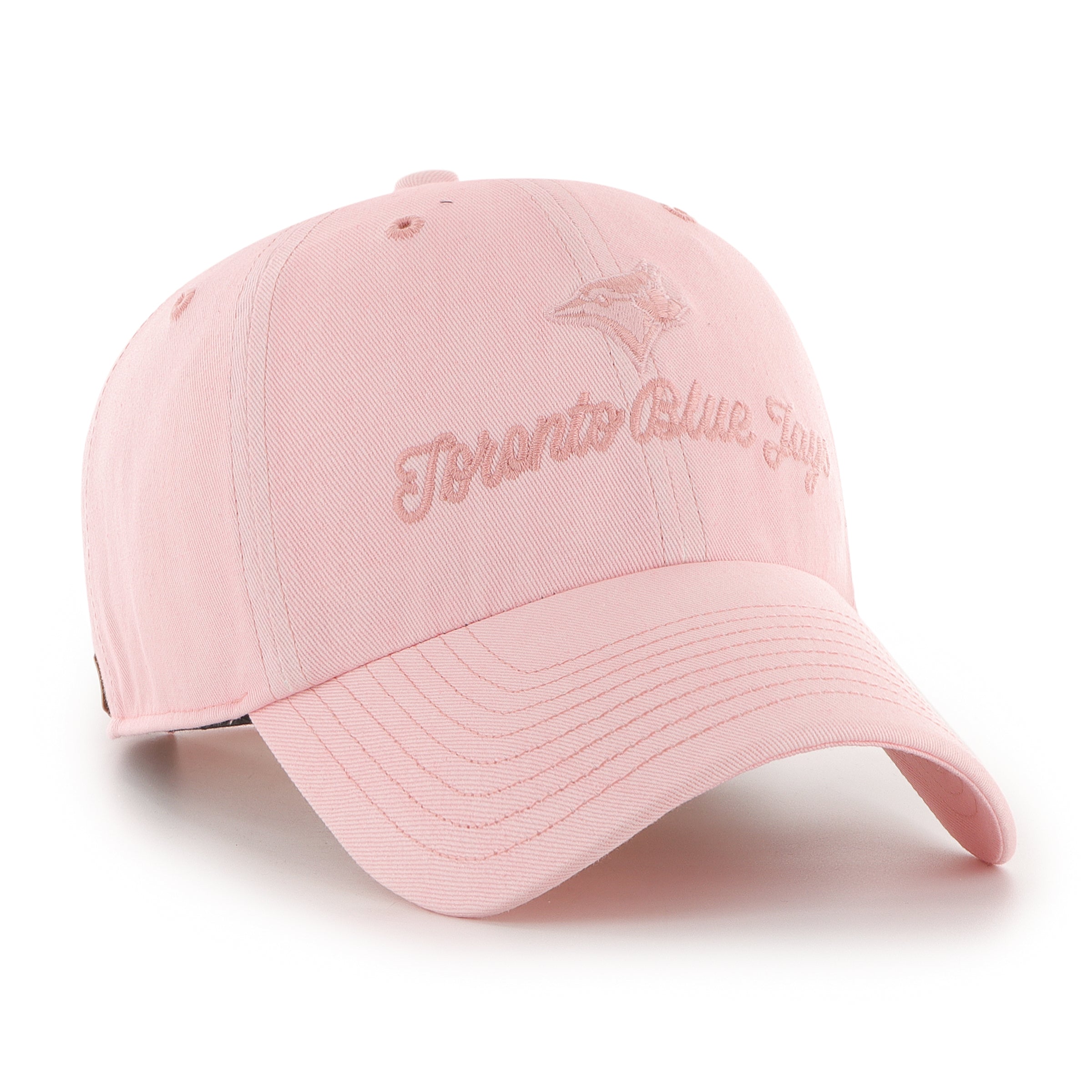 Toronto Blue Jays MLB 47 Brand Women's Pink Tango Haze Clean Up Adjustable Hat