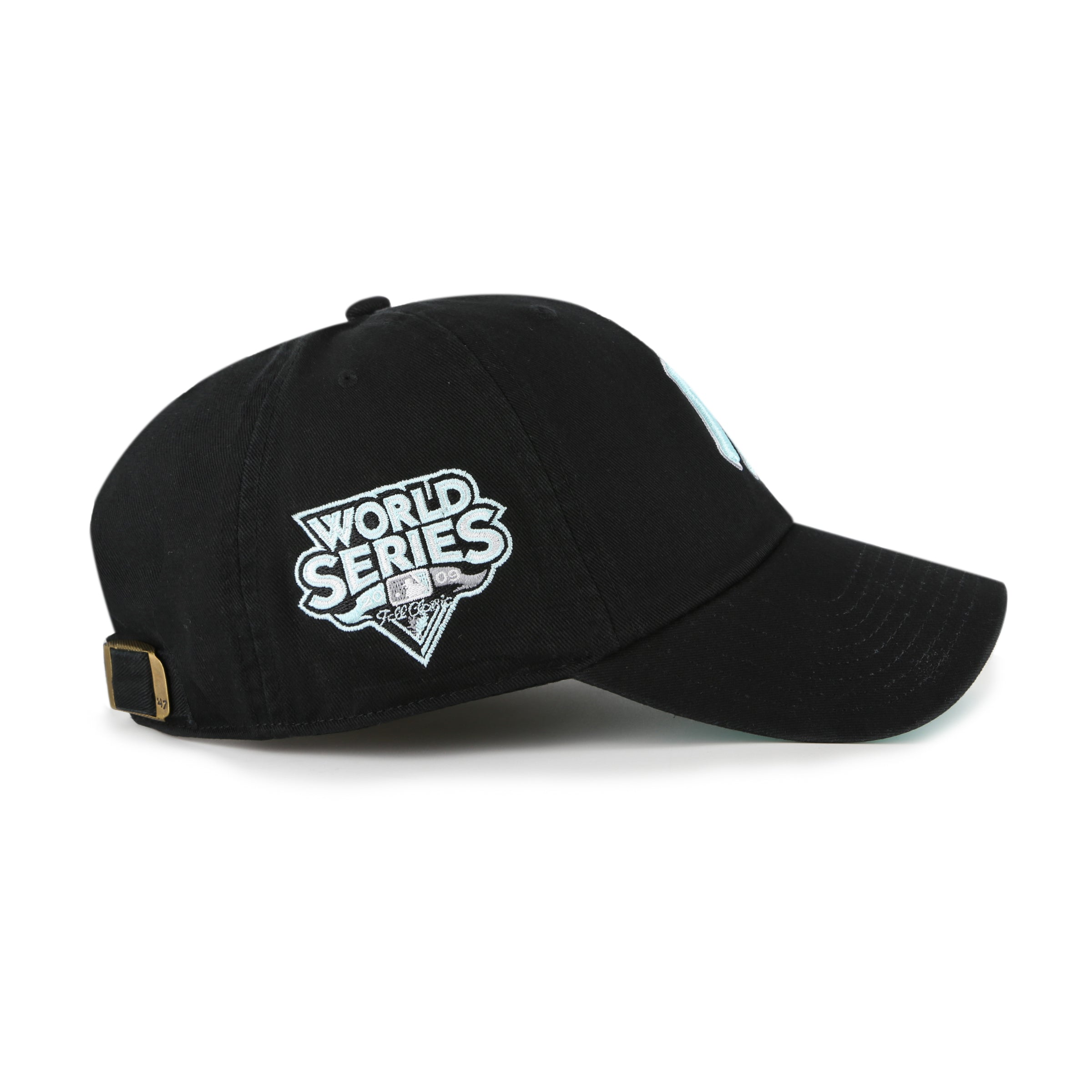 New York Yankees MLB 47 Brand Men's Black Mint Double Under Clean Up Adjustable Hat