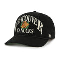 Vancouver Canucks NHL 47 Brand Men's Black Hitch Pitchout Rope Snapback