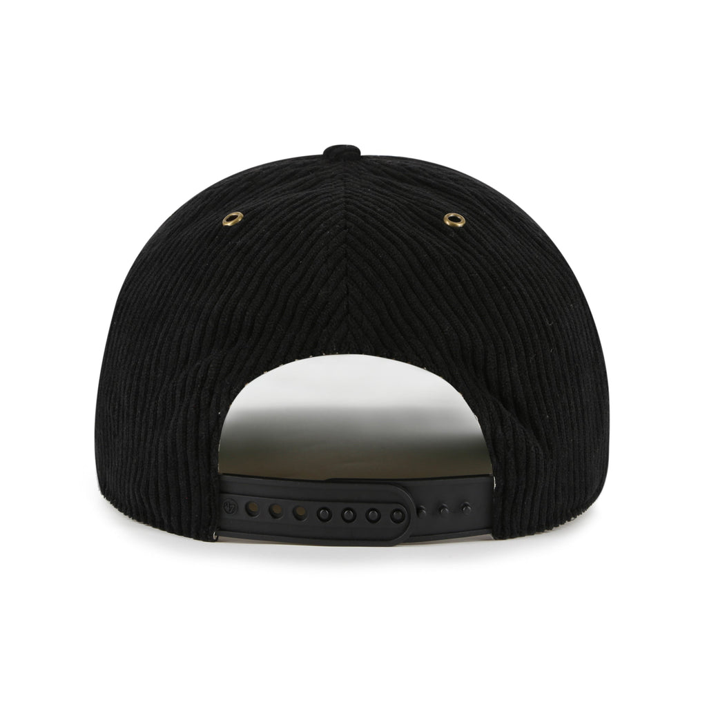 Vancouver Canucks NHL 47 Brand Men's Black Hitch Pitchout Rope Snapback