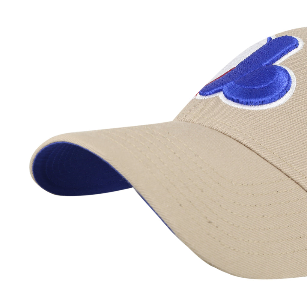 Montreal Expos MLB 47 Brand Men's Khaki MVP Sure Shot Snapback
