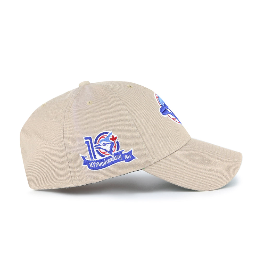 Toronto Blue Jays MLB 47 Brand Men's Khaki MVP Sure Shot Snapback