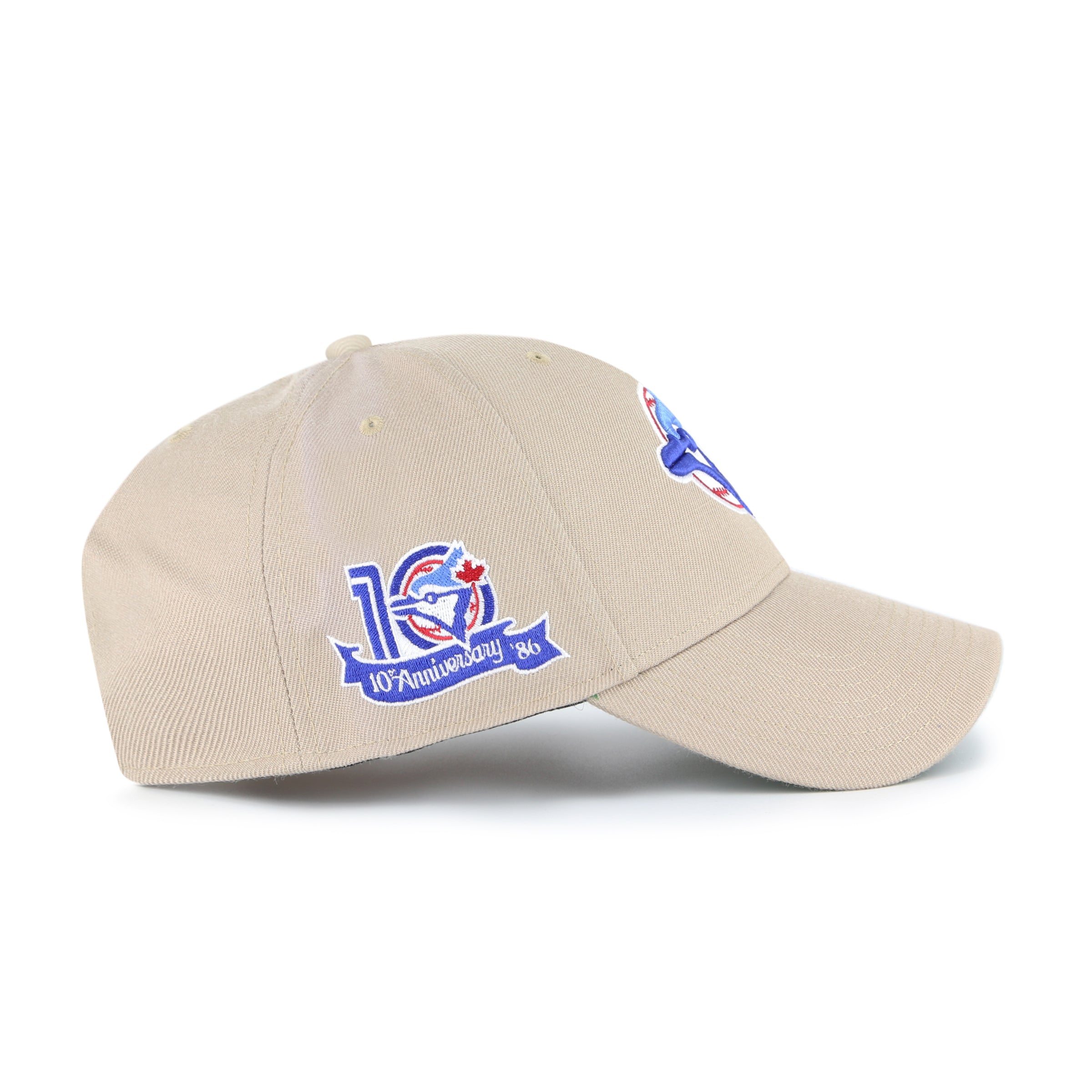 Toronto Blue Jays MLB 47 Brand Men's Khaki MVP Sure Shot Snapback