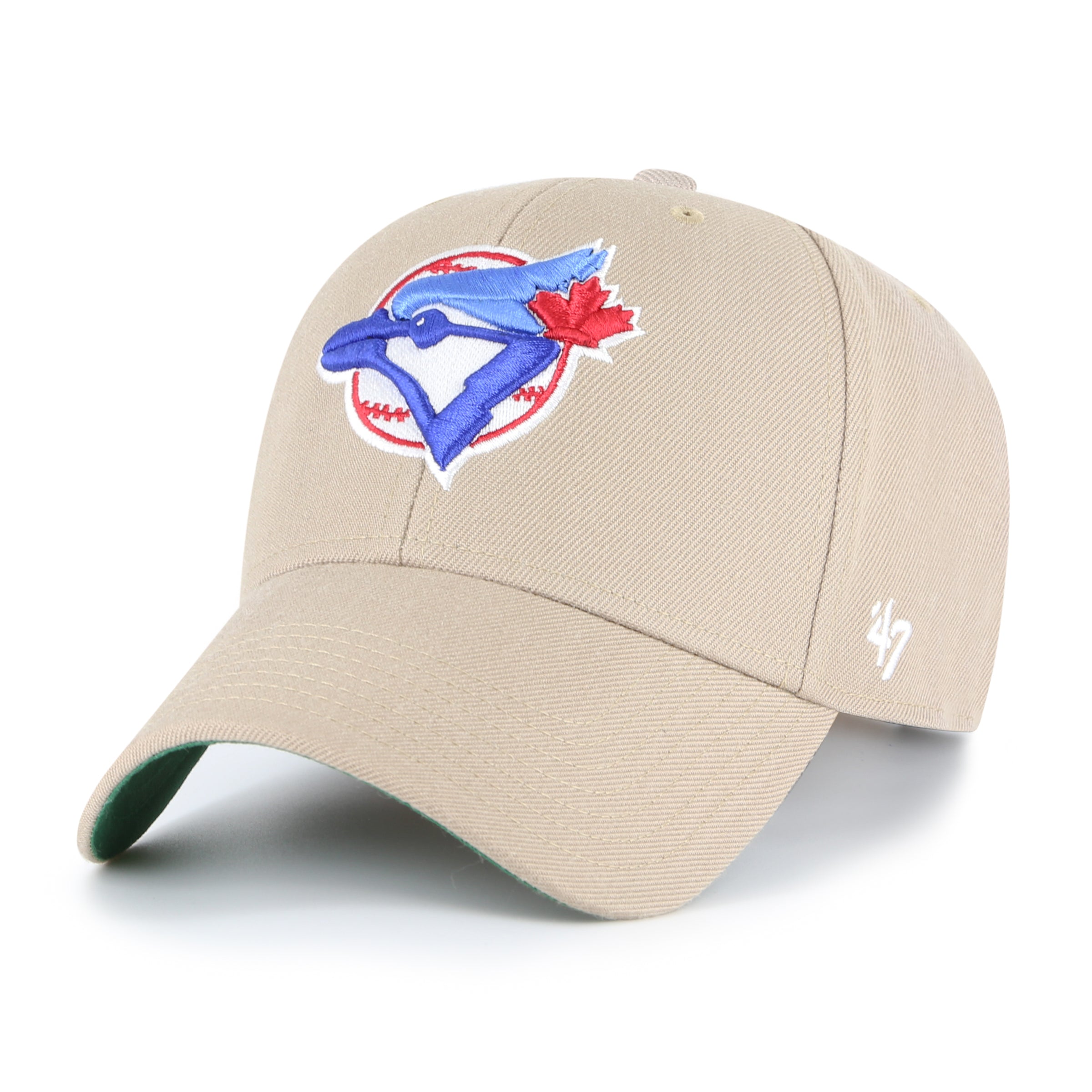 Toronto Blue Jays MLB 47 Brand Men's Khaki MVP Sure Shot Snapback