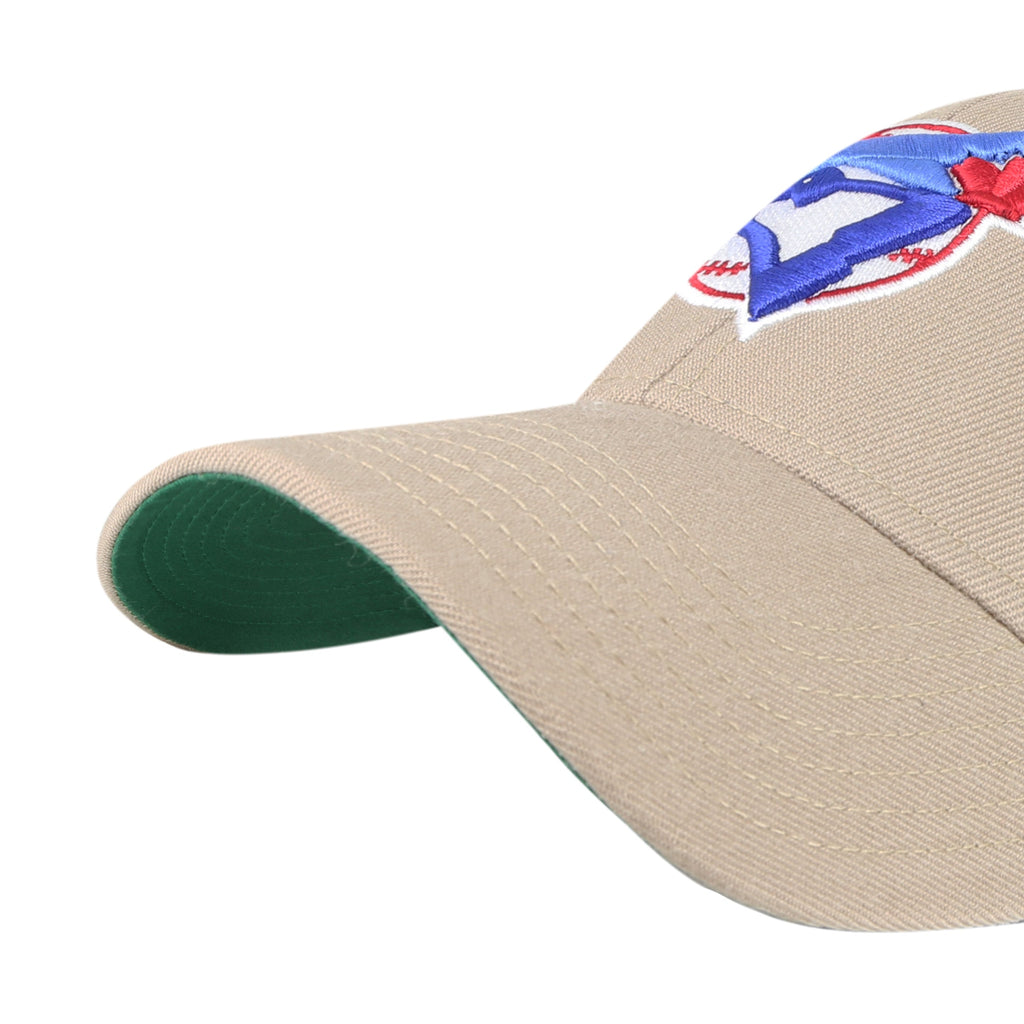 Toronto Blue Jays MLB 47 Brand Men's Khaki MVP Sure Shot Snapback