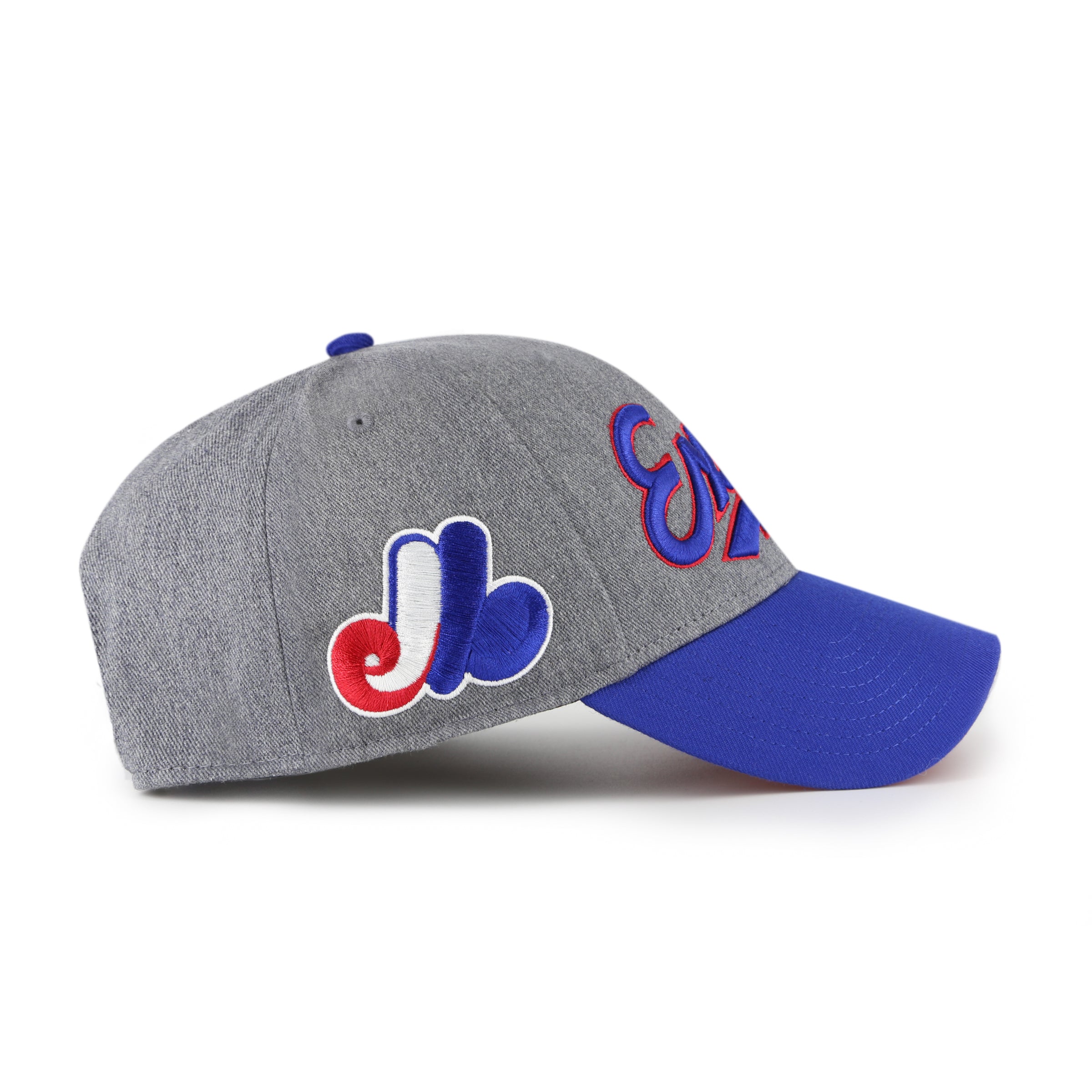 Montreal Expos MLB 47 Brand Men's Grey MVP Granite Script Snapback