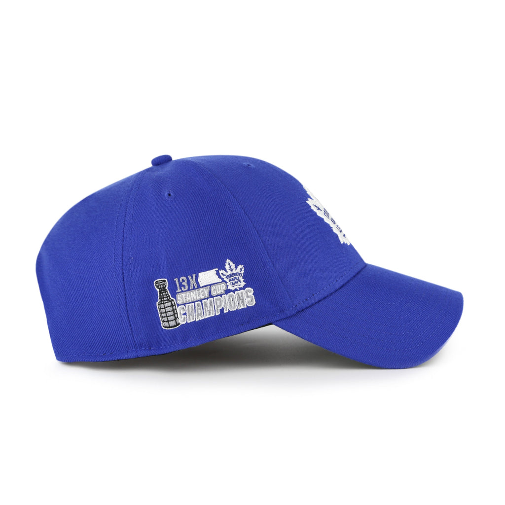 Toronto Maple Leafs NHL 47 Brand Men's Royal Blue Stanley Cup Championship MVP Sure Shot Snapback