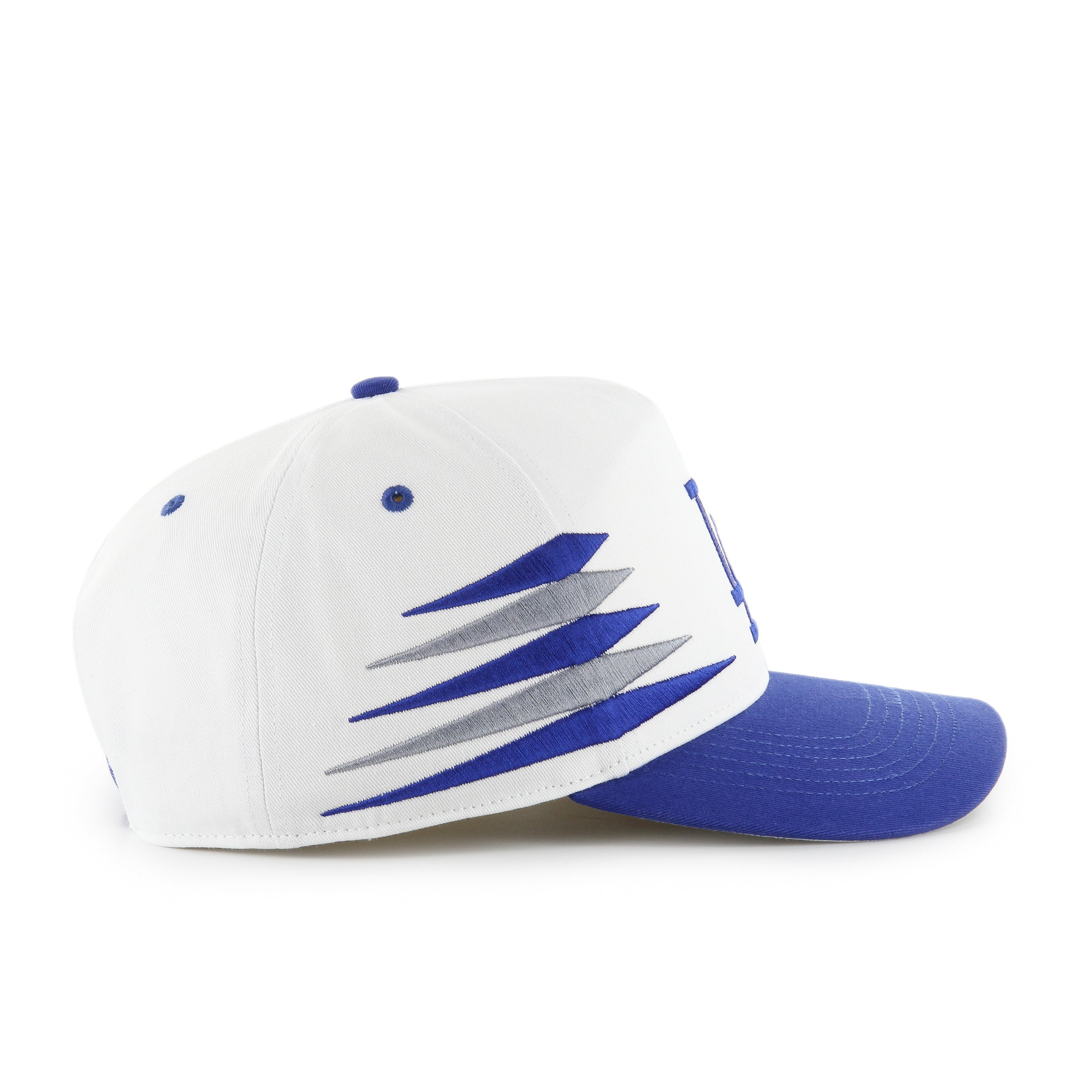 Los Angeles Dodgers MLB 47 Brand Men's White Diamond Hitch Snapback Hat