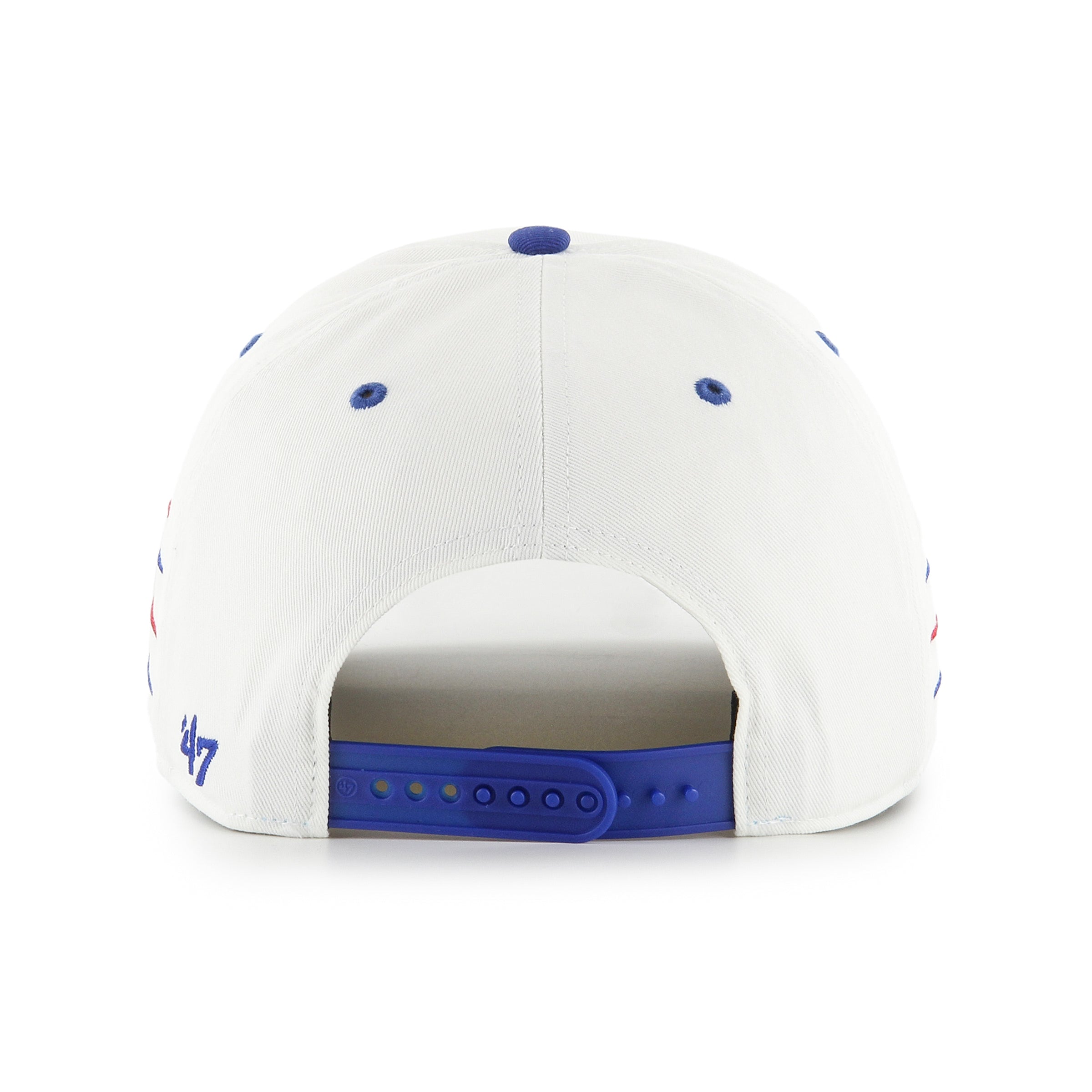 New York Giants NFL 47 Brand Men's White Diamond Hitch Snapback Hat