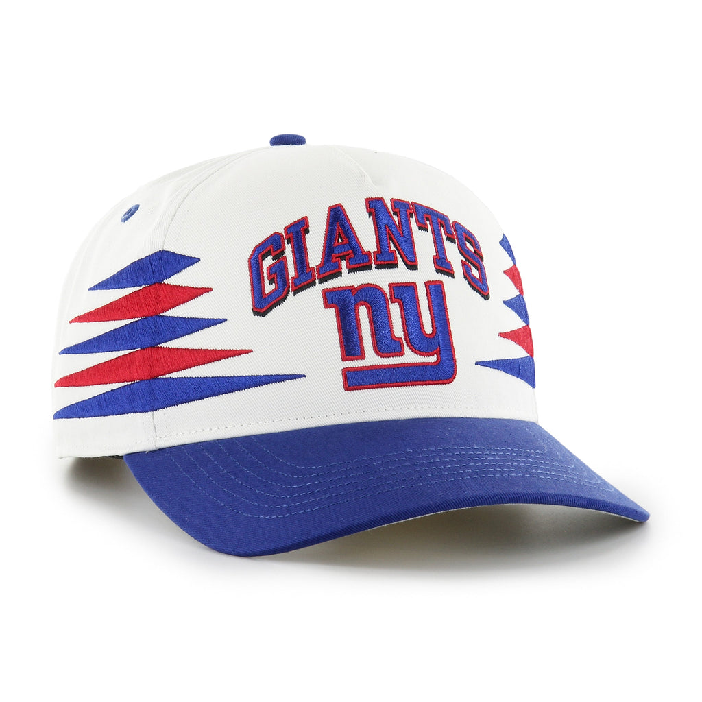 New York Giants NFL 47 Brand Men's White Diamond Hitch Snapback Hat
