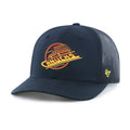 Vancouver Canucks NHL 47 Brand Men's Black Trucker Snapback