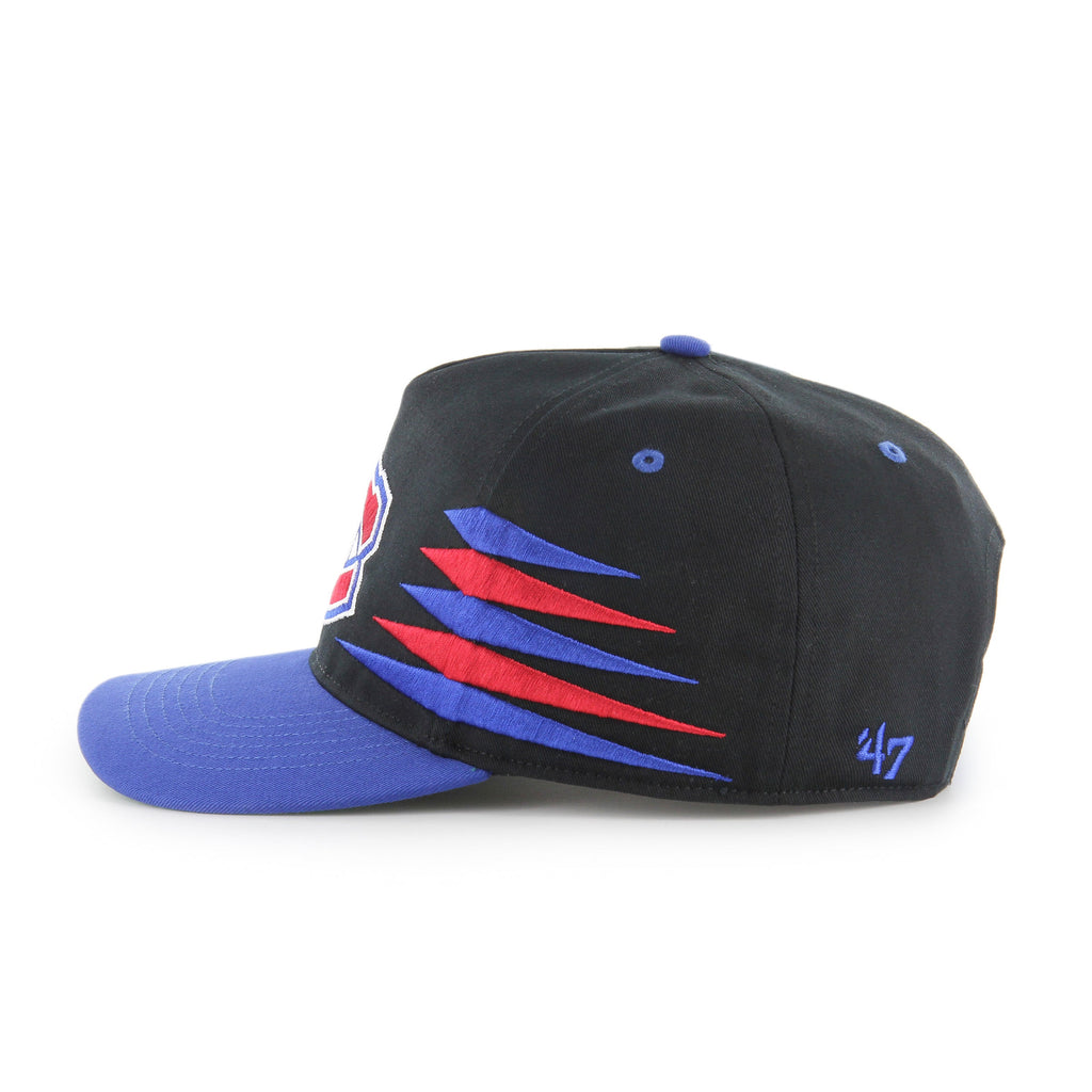 Montreal Canadiens NHL 47 Brand Men's Black Diamond Hitch Snapback Hat