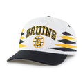 Boston Bruins NHL 47 Brand Men's White Diamond Hitch Snapback Hat
