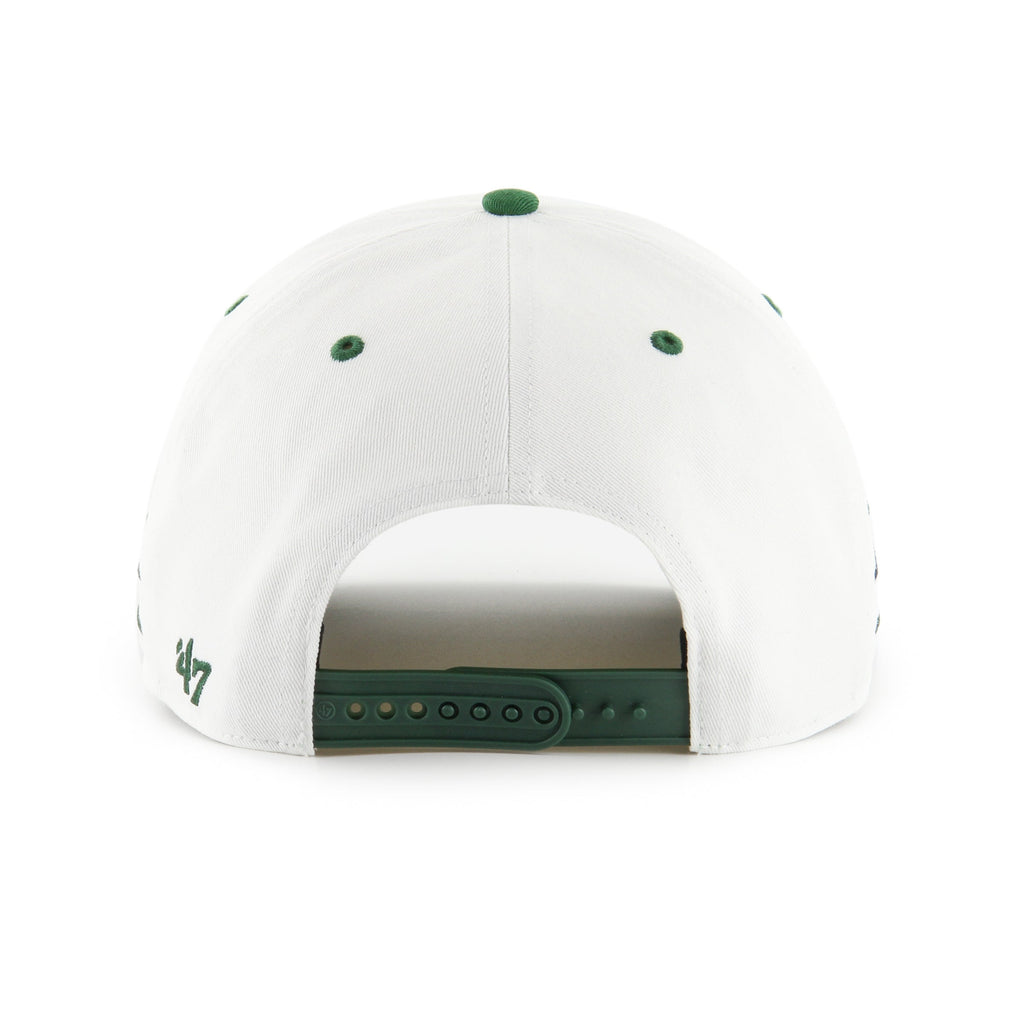 New York Jets NFL 47 Brand Men's White Diamond Hitch Snapback Hat