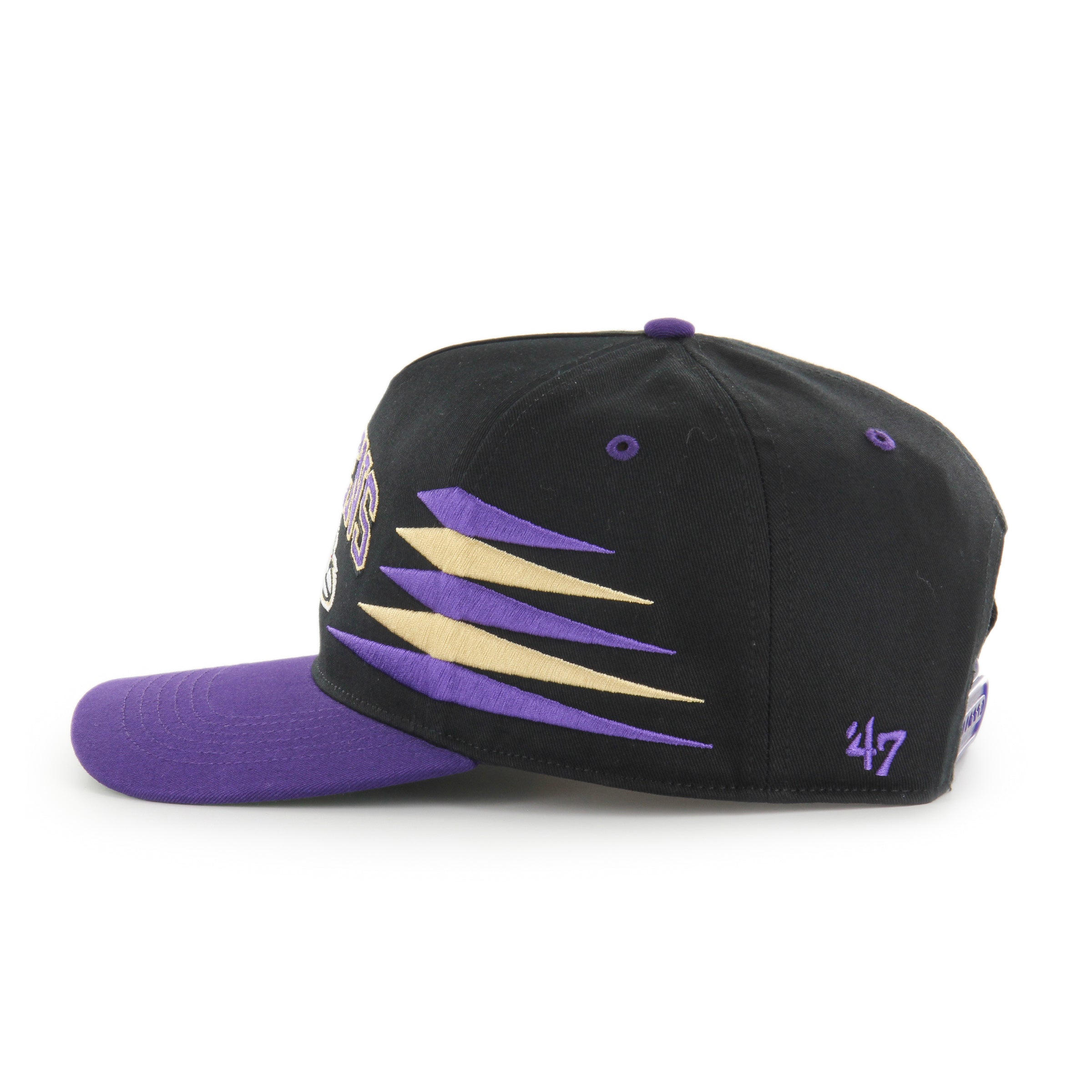 Baltimore Ravens NFL 47 Brand Men's Black Diamond Hitch Snapback Hat