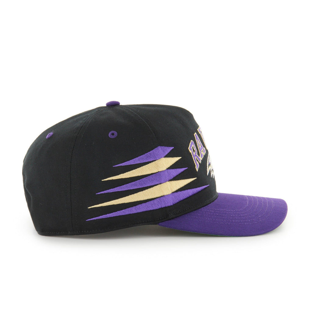 Baltimore Ravens NFL 47 Brand Men's Black Diamond Hitch Snapback Hat