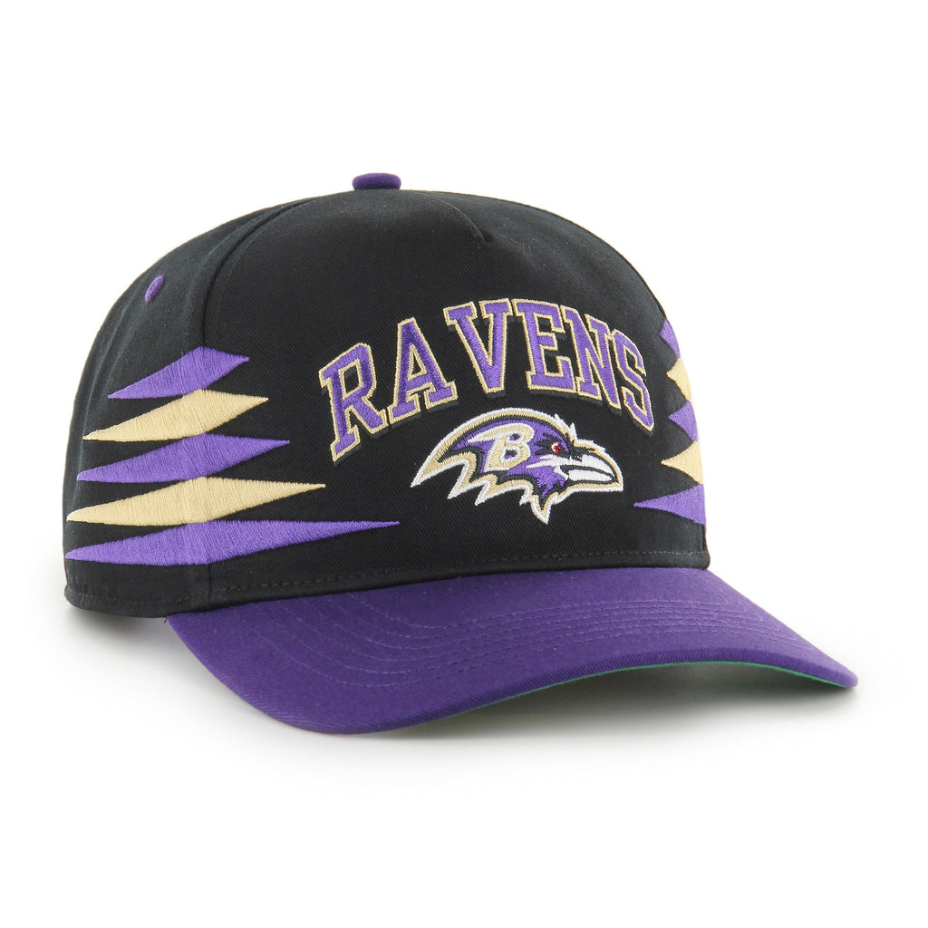 Baltimore Ravens NFL 47 Brand Men's Black Diamond Hitch Snapback Hat