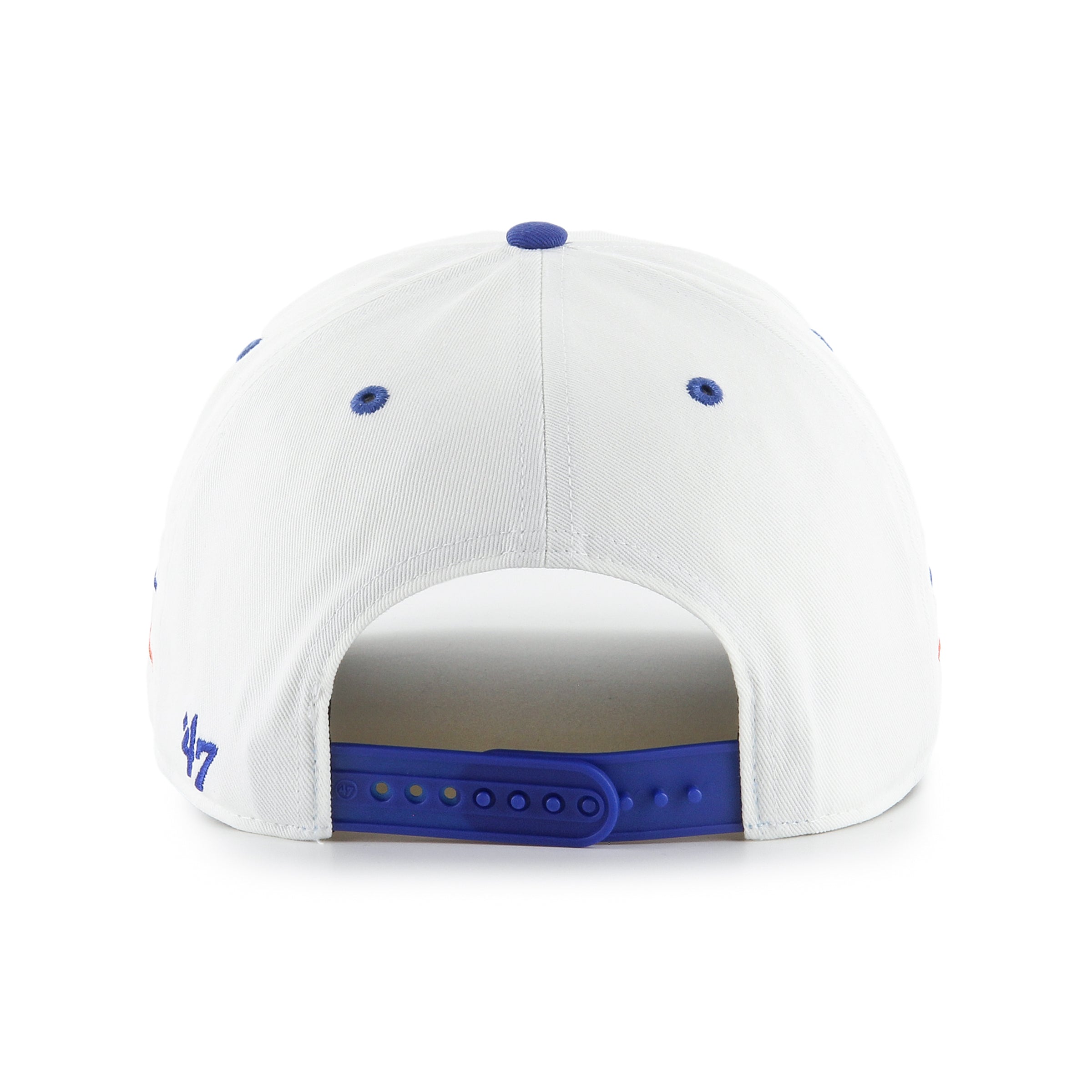 Florida Gators NCAA 47 Brand Men's White Diamond Hitch Snapback Hat