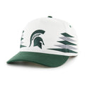 Michigan State Spartans NCAA 47 Brand Men's White Diamond Hitch Snapback Hat