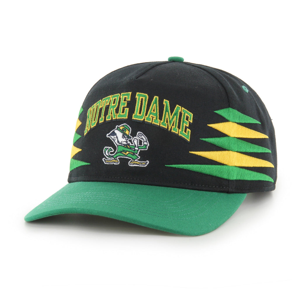 Notre Dame Fighting Irish NCAA 47 Brand Men's Black Diamond Hitch Snapback Hat