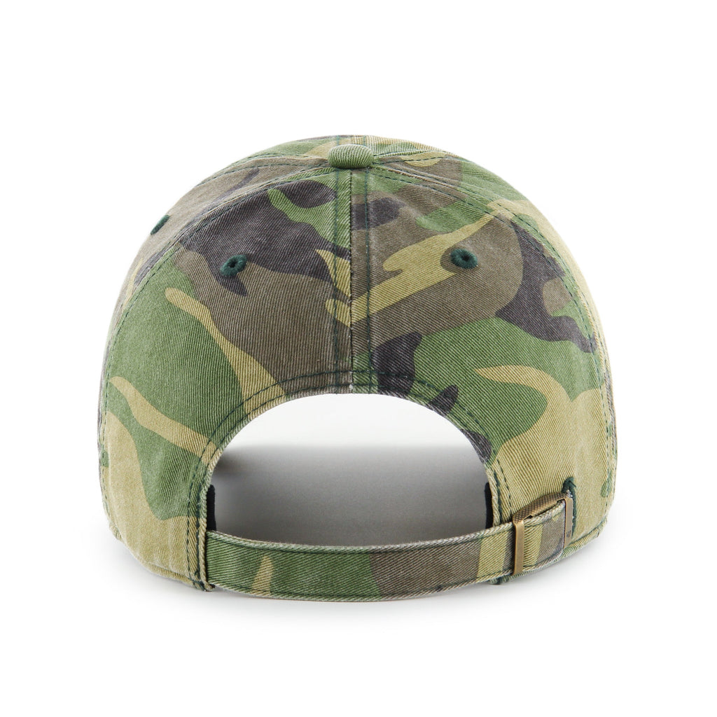 Vancouver Canucks NHL 47 Brand Men's Camo Clean up Adjustable Hat