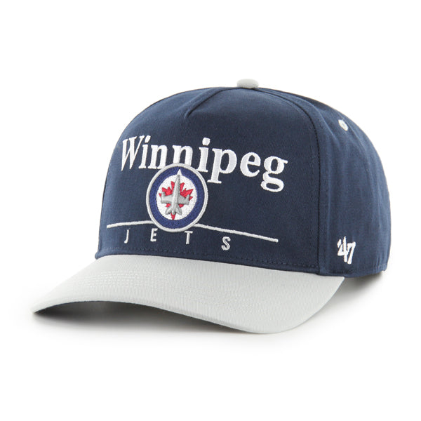 Winnipeg Jets NHL 47 Brand Men's Navy/Grey Super Hitch Snapback Hat