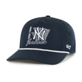 New York Yankees MLB 47 Brand Men's Navy Splint Rope Hitch Snapback Hat