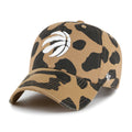 Toronto Raptors NBA 47 Brand Women's  Rosette Leopard Clean Up Adjustable Hat